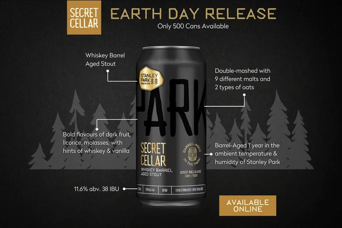 Stanley Park Brewing Secret Cellar Whiskey Barrel Aged Stout