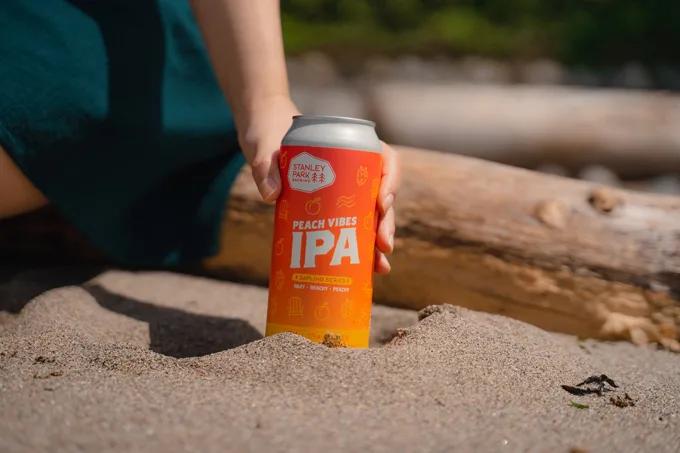 Stanley Park Brewing limited edition Peach Vibes IPA