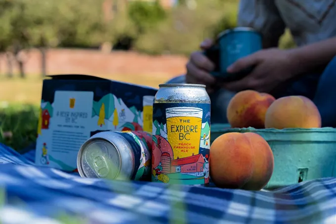 EXPLORE BC Peach Farmhouse Ale