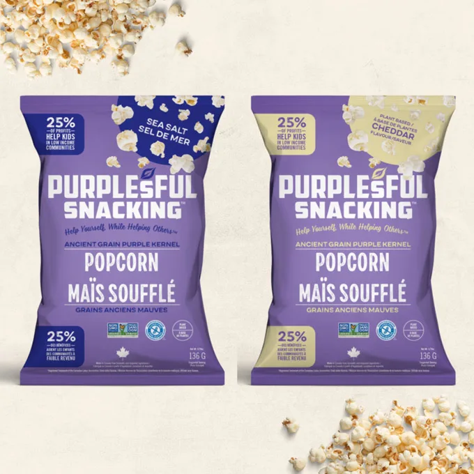 Product with Purpose: Purplesful Snacking