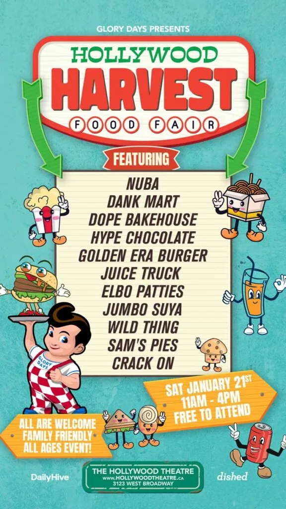 "Hollywood Harvest" Food Fair Pop Up