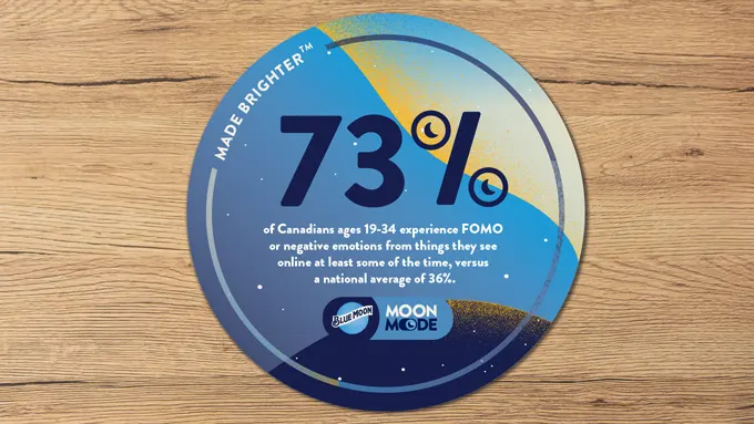 Blue Moon is Encouraging Canadians to Unplug on March 3