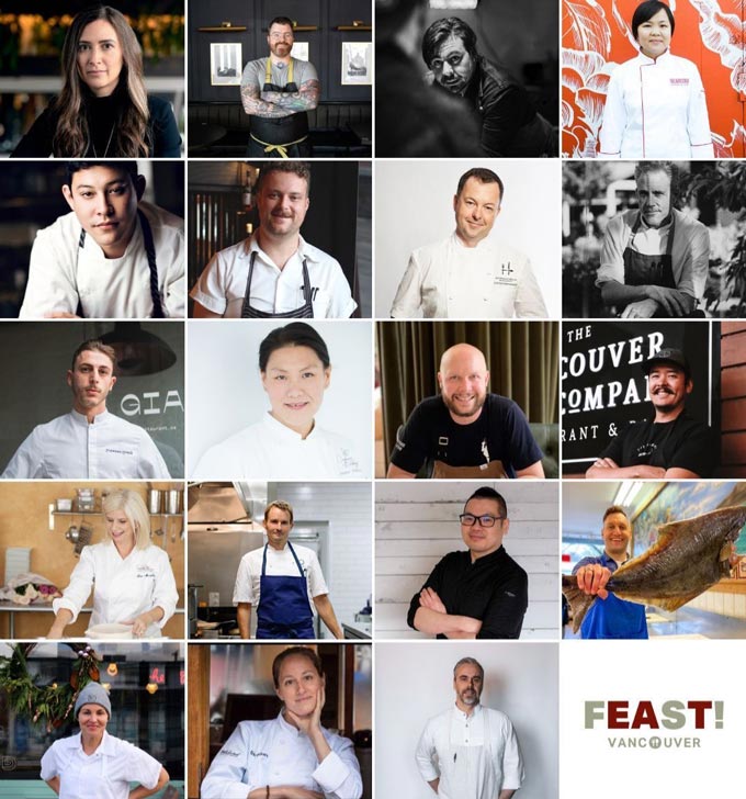 Vancouver’s First Michelin Star Restaurant and Michelin Guide Recommended Restaurant Chefs Join FEAST! Vancouver 2023