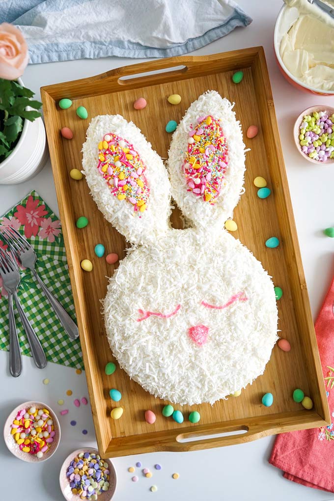 Bunny Coconut Carrot Cake Recipe