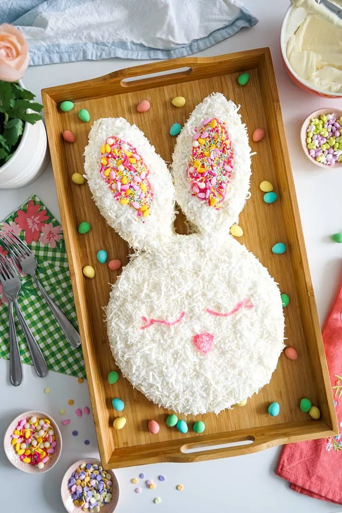 Bunny Coconut Carrot Cake Courtesy of Mazola + @thebestofthislife