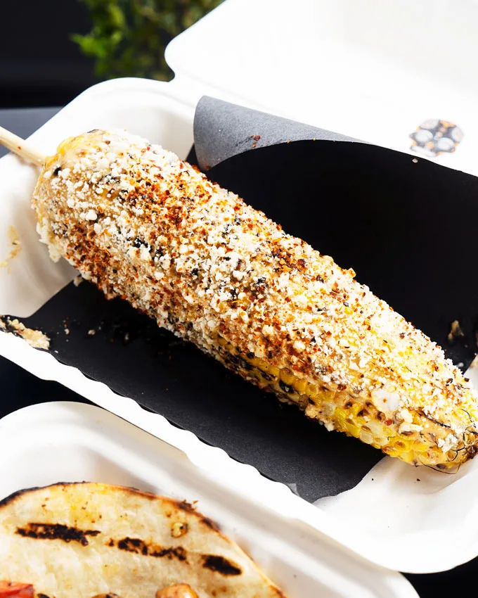 Tacomio Strathcona Vancouver Spring Menu Items, Elotes Back