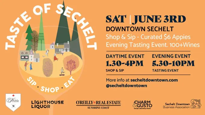 Taste of Sechelt Festival Invites Locals & Visitors to Eat, Drink, and Go Shopping