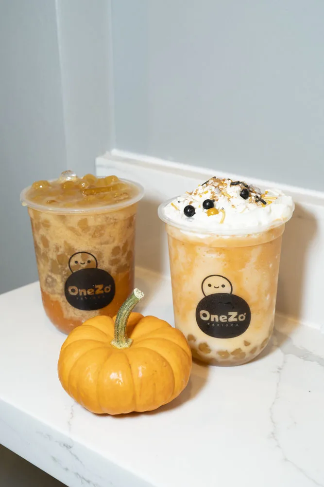 OneZo Tapioca Fall Drinks in Vancouver & Burnaby