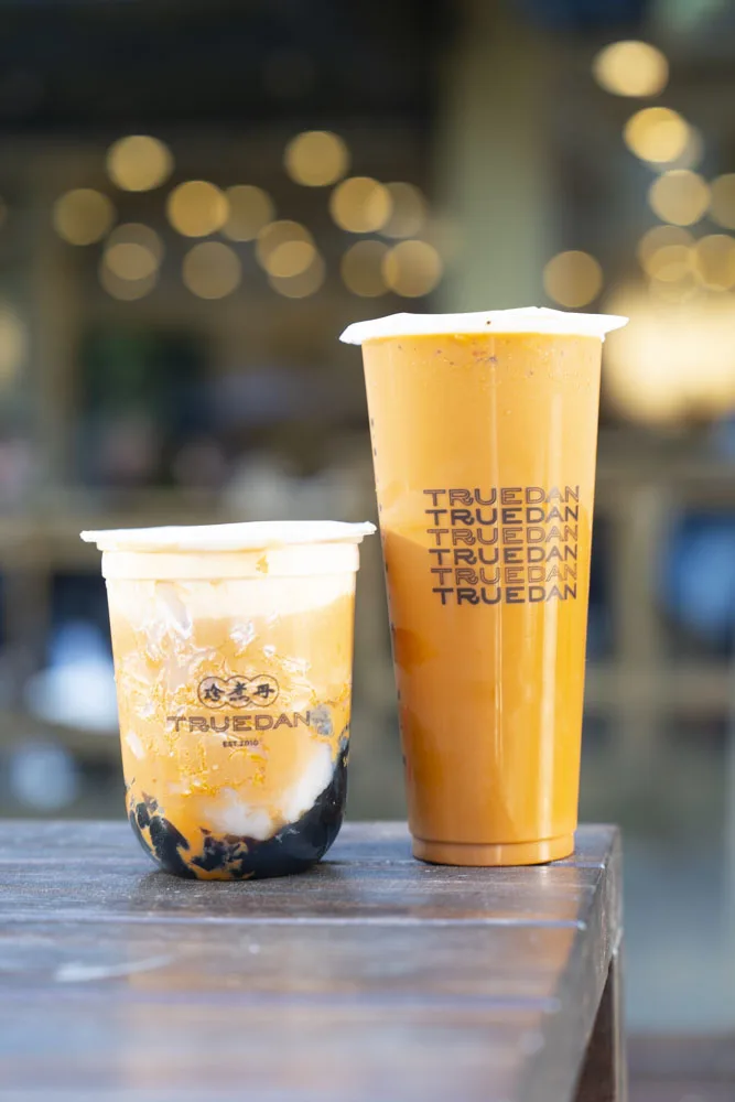Truedan Taro Thailand Smoothie and Thai Coffee Latte