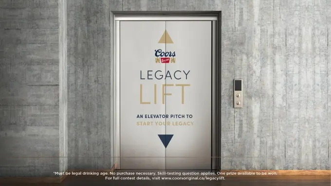 Coors Original Legacy Lift sets out to help Canadian entrepreneurs kick-start their business journey