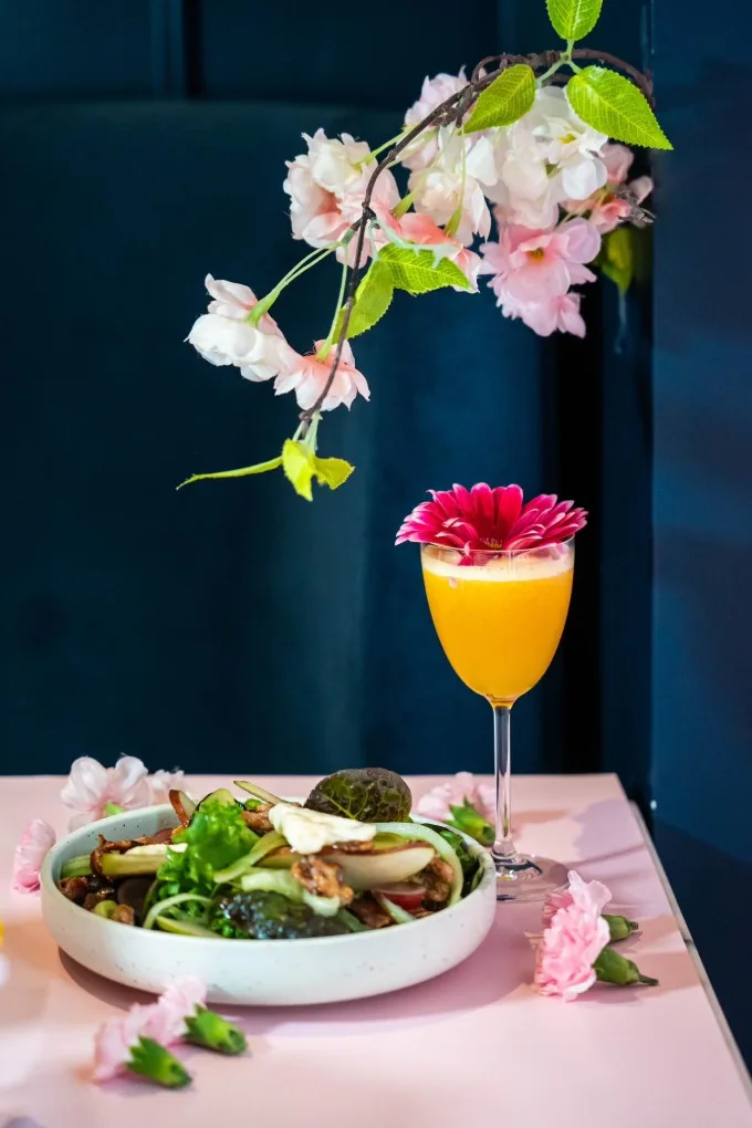 Azur Legacy Hotel’s Dahlia Restaurant And Cocktail Bar Debuts New Happy Hour, Business Lunch, Cherry Blossom Menus