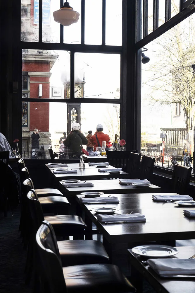 Menu Tasting at Water Street Cafe, Gastown Vancouver