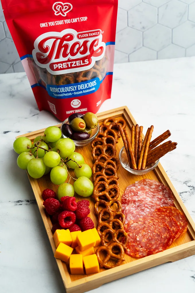 Mini Grazing Board featuring Those Pretzels