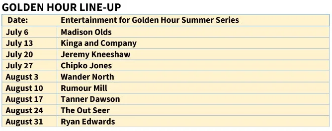 Golden Hour Summer Series at Grizzli Winery