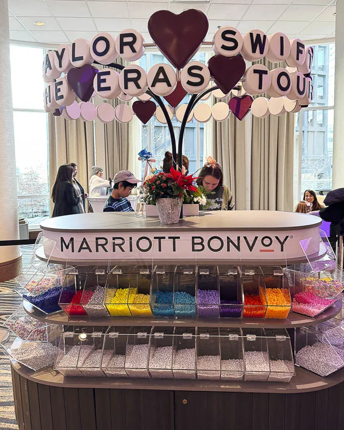 Marriott Bonvoy x Eras Tour Free Friendship Bracelet Making