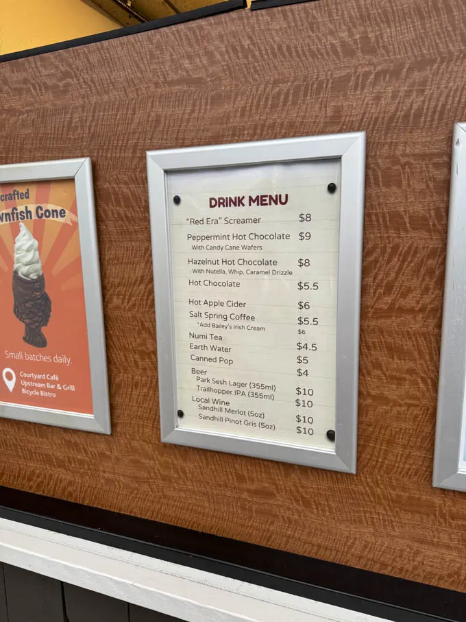 Vancouver Aquarium: Food & Drink Offerings, Menus, Prices