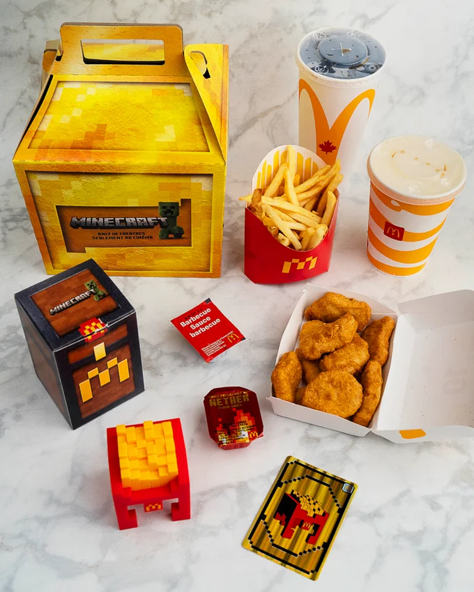 Minecraft Meets McDonald&rsquo;s: Limited-Time Movie Meal with Collectibles