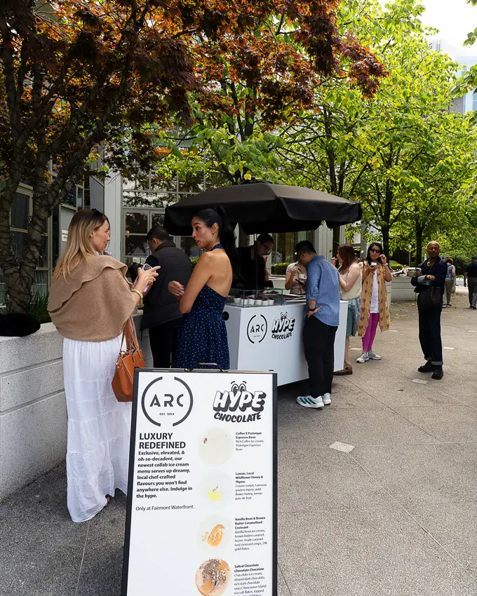 ARC Restaurant and HYPE Chocolate Launch Ice Cream Pop-Up