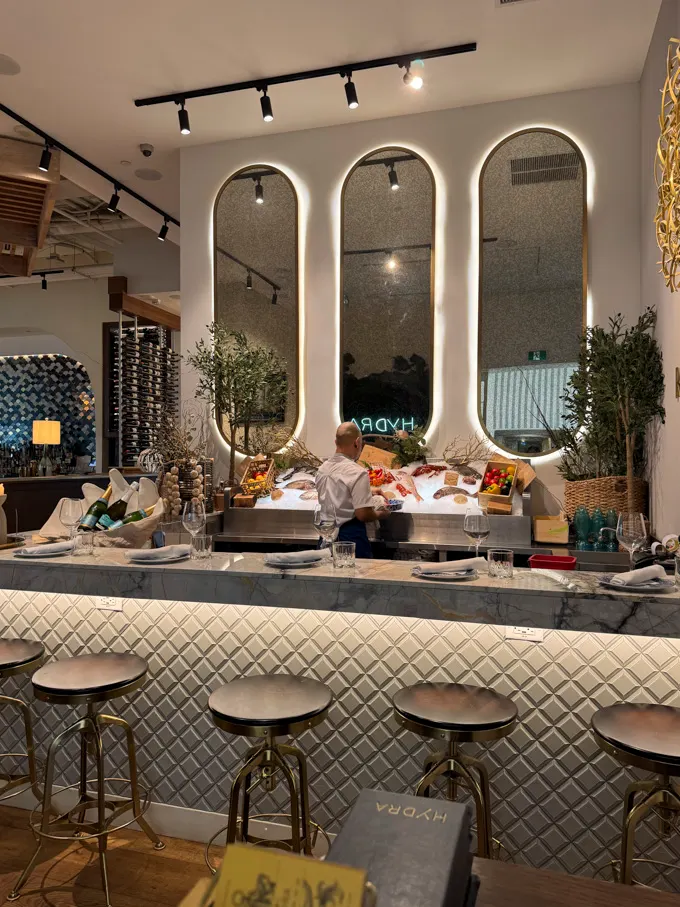 Hydra Estiatorio Delivers a Coastal Greek Escape Downtown