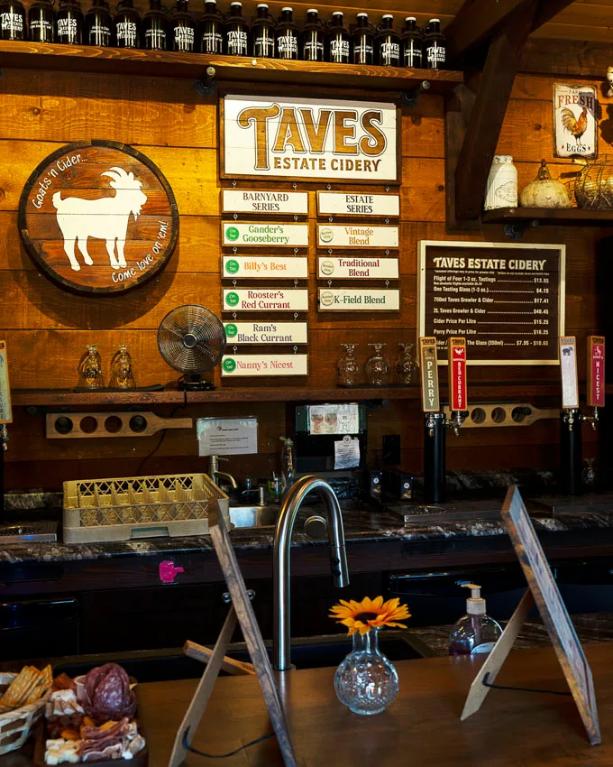 Tasty Sips at Taves Estate Cidery in Abbotsford