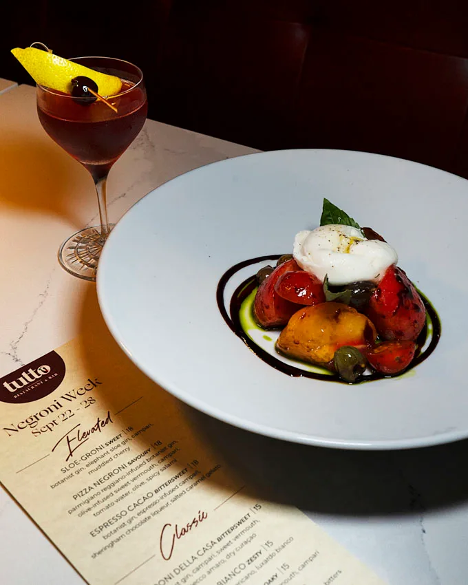 Tutto Restaurant & Bar Celebrates Negroni Week in Yaletown