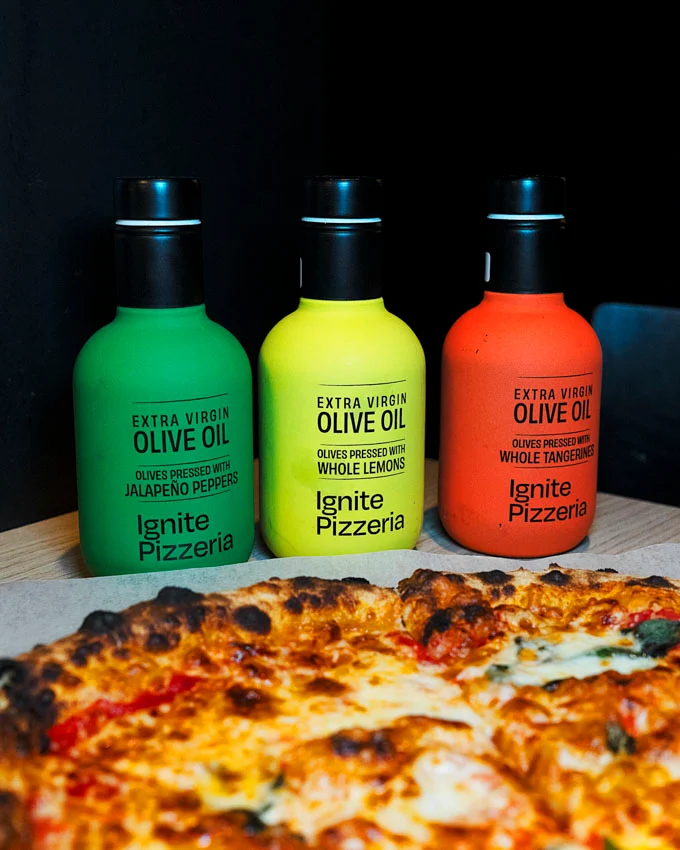 Ignite Pizzeria Launches Premium Olive Oil with Gaia Oliva