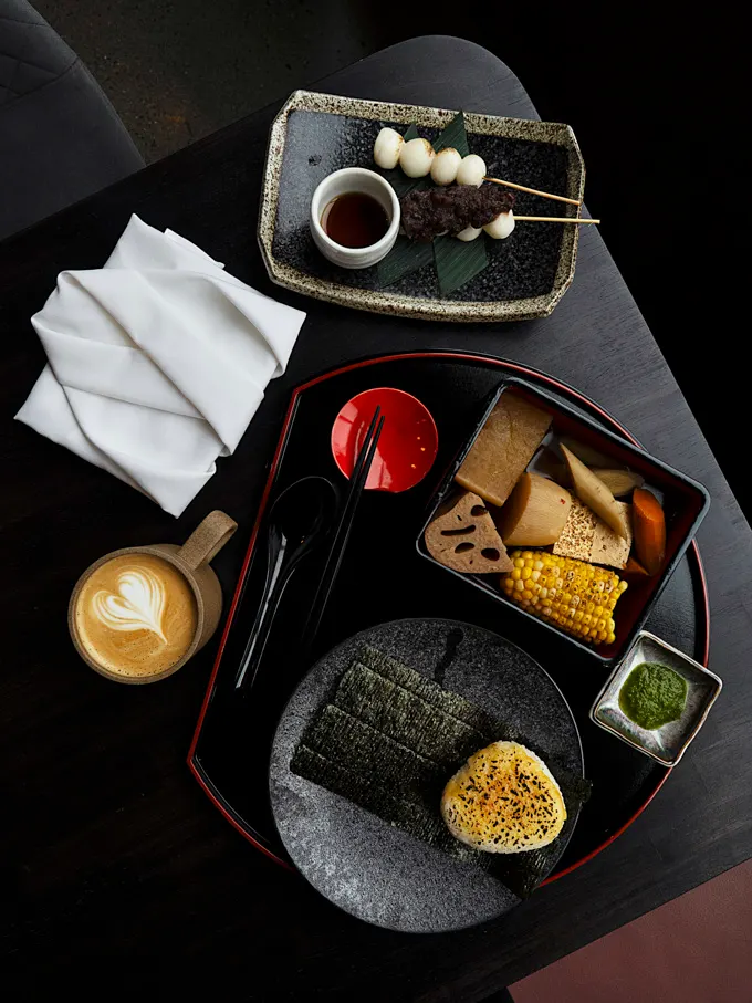 Hush Coffee Vancouver: Oden and Yaki Onigiri Brunch