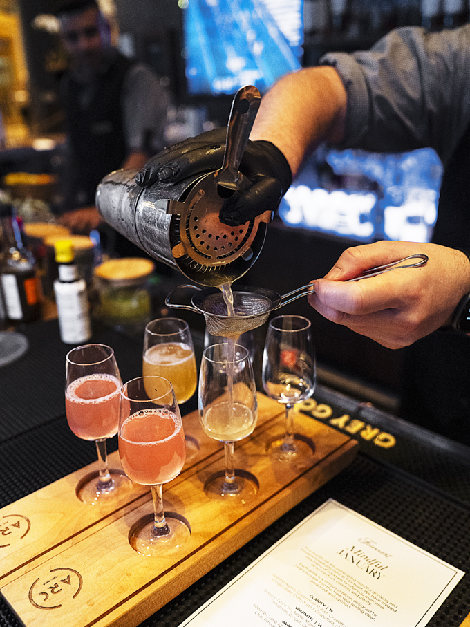 Fairmont Waterfront Spirit-Free Cocktail Menu for January