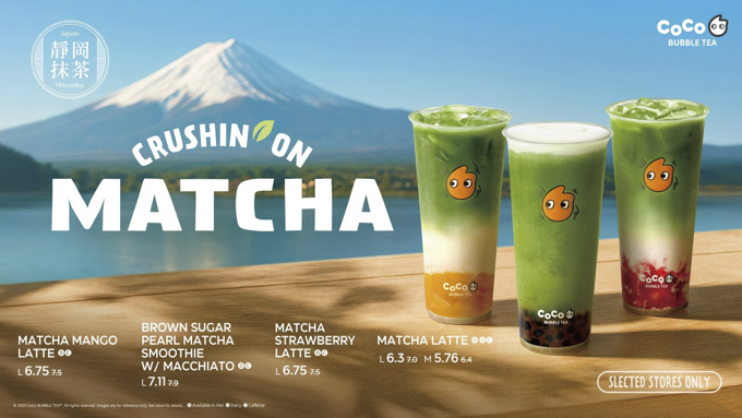 CoCo Bubble Tea YVR Debuts Premium Japanese Matcha Series