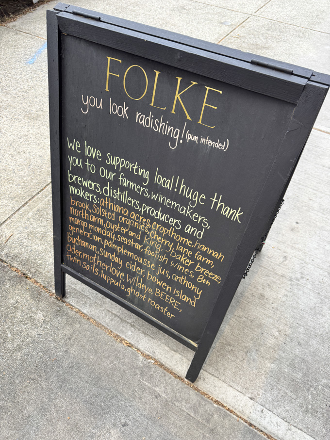 Dining at Folke, a Plant-Based Restaurant in Vancouver