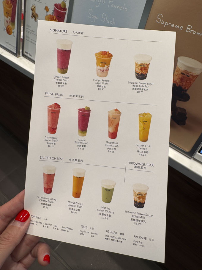 Joy Tea: New BBT Shop in Richmond with Grand Opening Deals