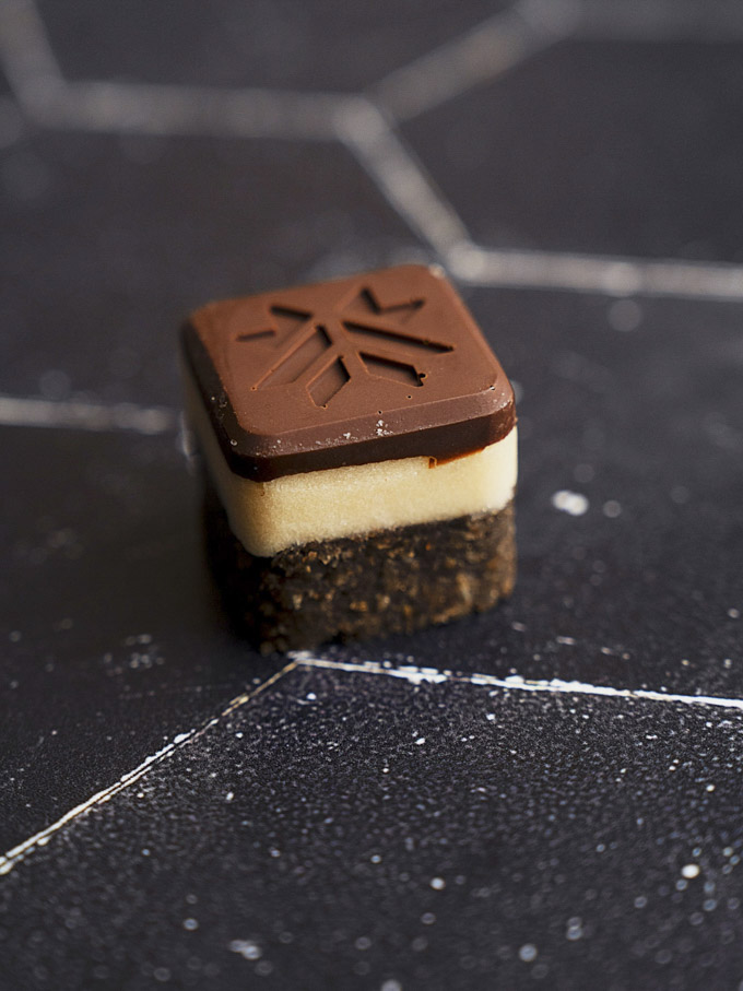 Trying Northern Bars, bite-sized Nanaimo Bars