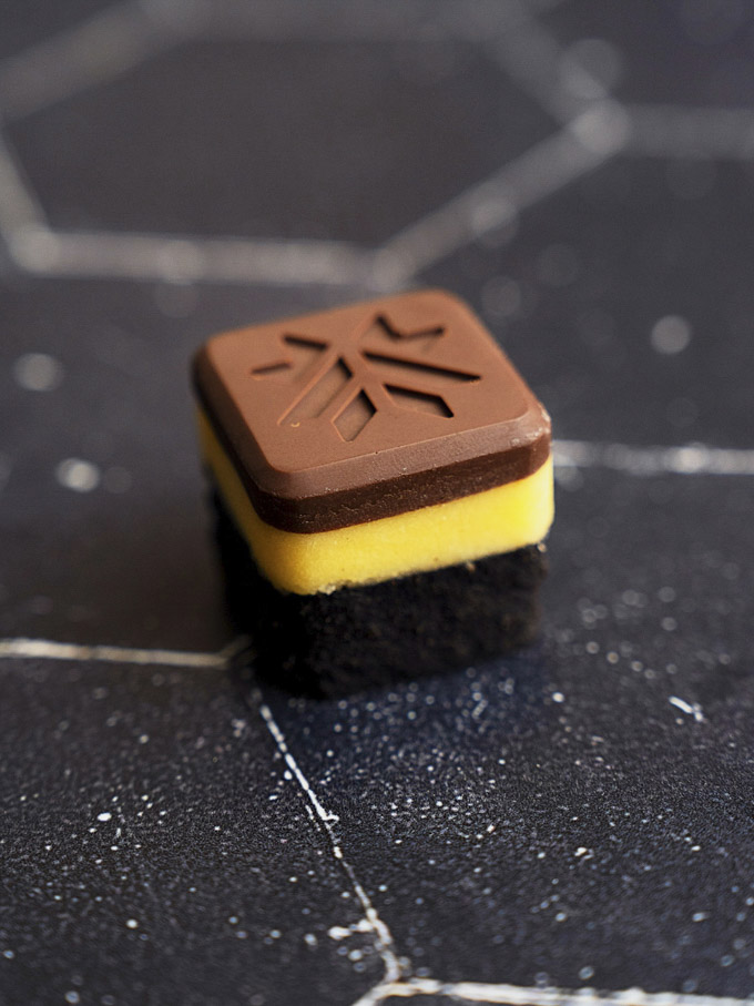 Trying Northern Bars, bite-sized Nanaimo Bars