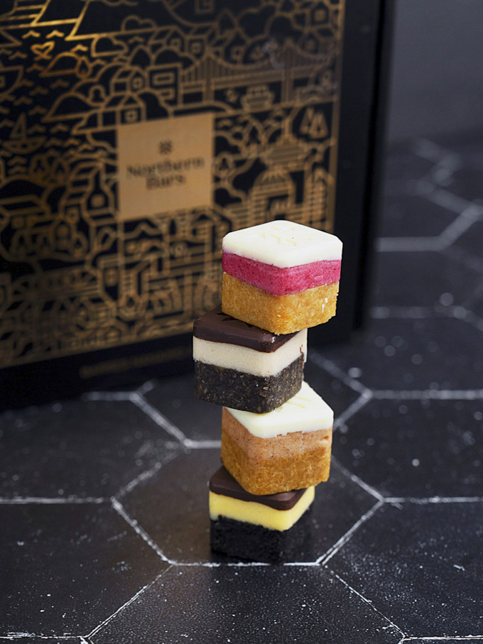 Trying Northern Bars, bite-sized Nanaimo Bars